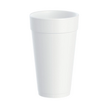CUP FOAM WHITE 20oz DART DOG-MR-20J16