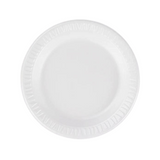 PLATE FOAM WHITE 9" PLAIN REYMA muestra-MR-PFR901
