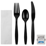 CUTLERY PICNIC PACK BLACK HW TEST-LO-U2203B