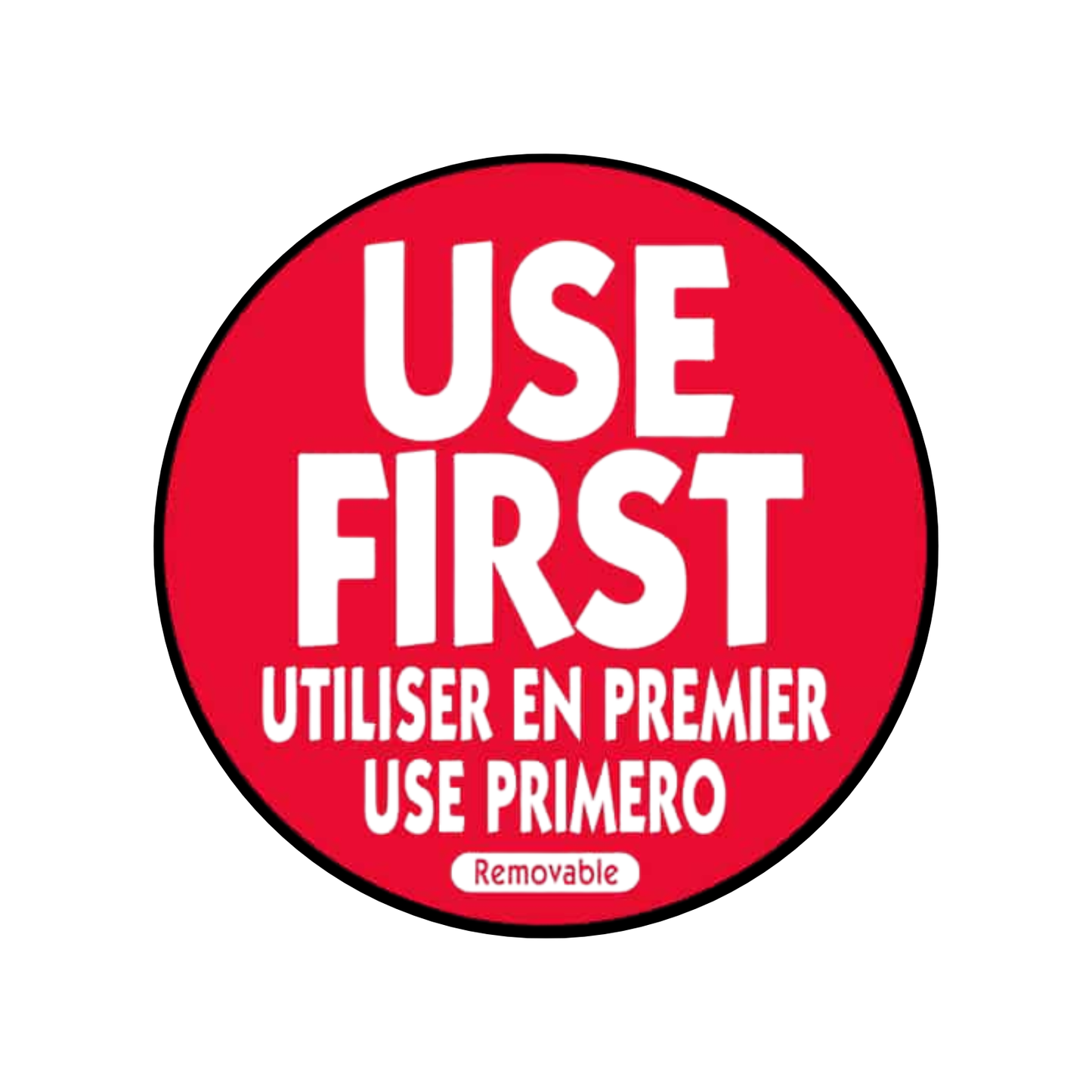 LABEL USE FIRST 2" POR-BU-RUF2RE TX