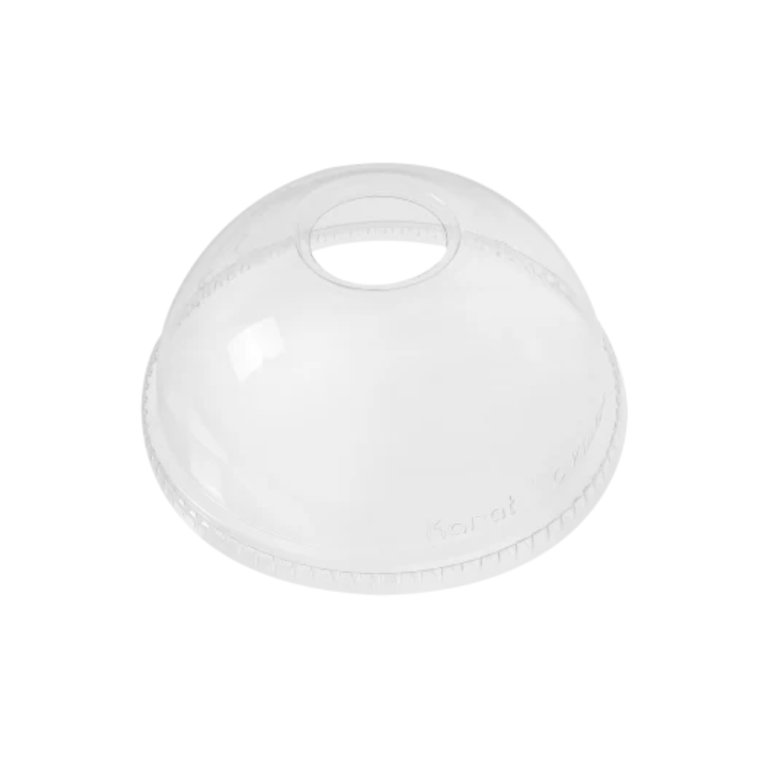 LID DOME 12-24oz SMALL OPENING KARAT GREY-LO-C-KDL626