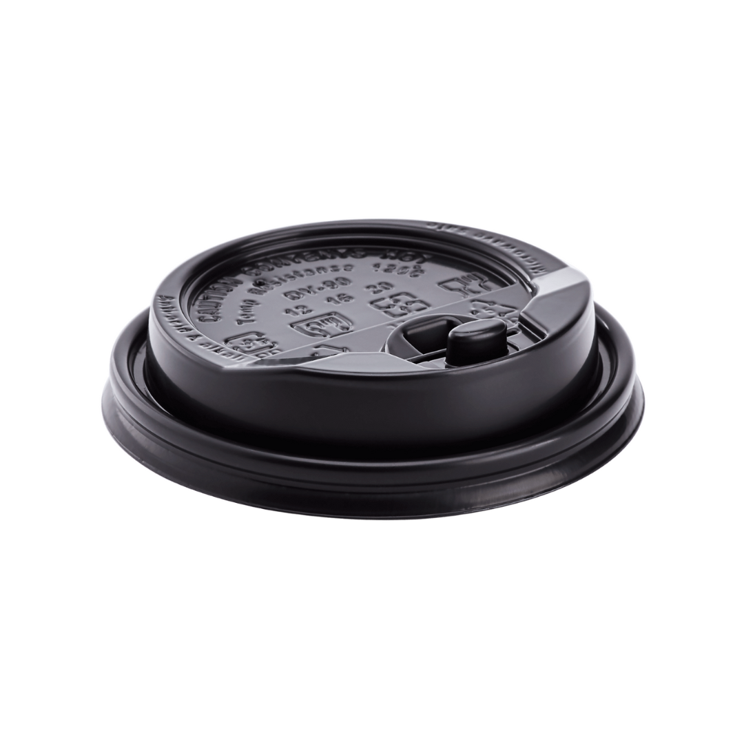 LID ENCLOSURE BLACK 10-24oz KARAT CORNER-LO-C-KDL516B-E