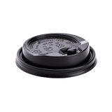 LID ENCLOSURE BLACK 10-24oz KARAT CORNER-LO-C-KDL516B-E