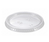 PORTION CUP LID 4 oz KARAT DOG-LO-FP-PL400-PET