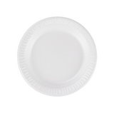 PLATE FOAM WHITE 6" PLAIN REYMA CALLE-MR-6PWCRPT006