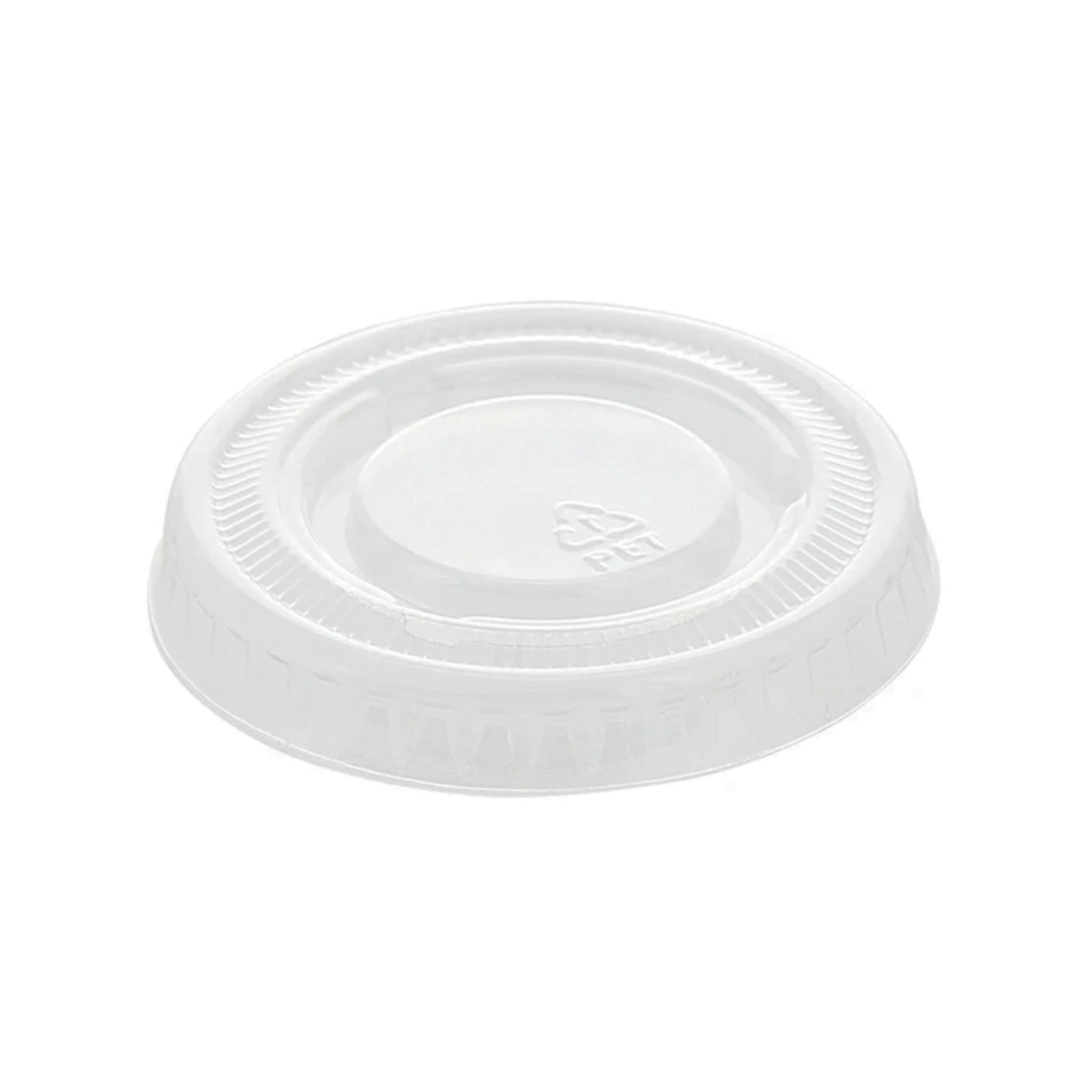 PORTION CUP LID 1 OZ KARAT muestra-LO-FP-PL075-PET
