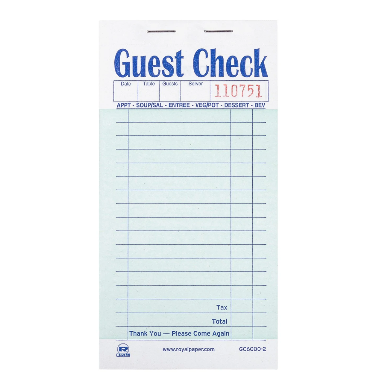 GUEST CHECK INTERLEAV CARBON PEPE-AC-GC6000-2 TX