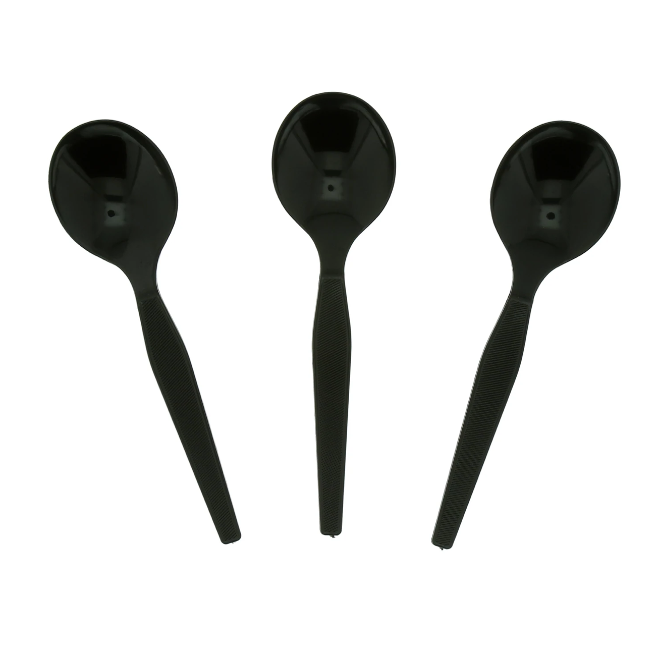 CUTLERY SOUP SPOON BLACK HW UNWRAPPED SILLA-WL-8132