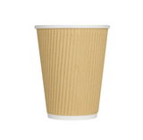 CUP PAPER 12oz. RIPPLE KRAFT CAMB-LO-CKRC512 TX