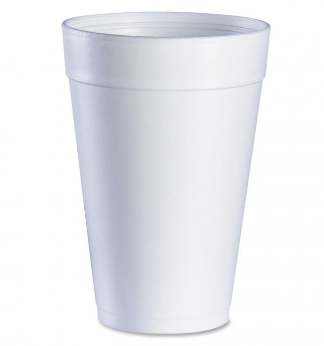 CUP FOAM WHITE 32oz JAR-MR-32J32