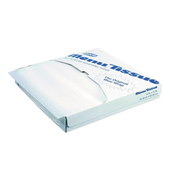 MENU TISSUE WRAP WHITE 12X12 (X10) muestra-ML-505