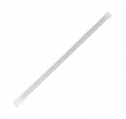 STRAWS CLEAR GIANT 10.25" WRAPPED muestra-LO-C9095