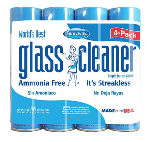 GLASS CLEANER SPRAYWAY POR-SA-611788 TX
