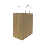 BAG PAPER SHOPPING KRAFT 12.2"X7.5"X14" INITIO-LO-FPSB120