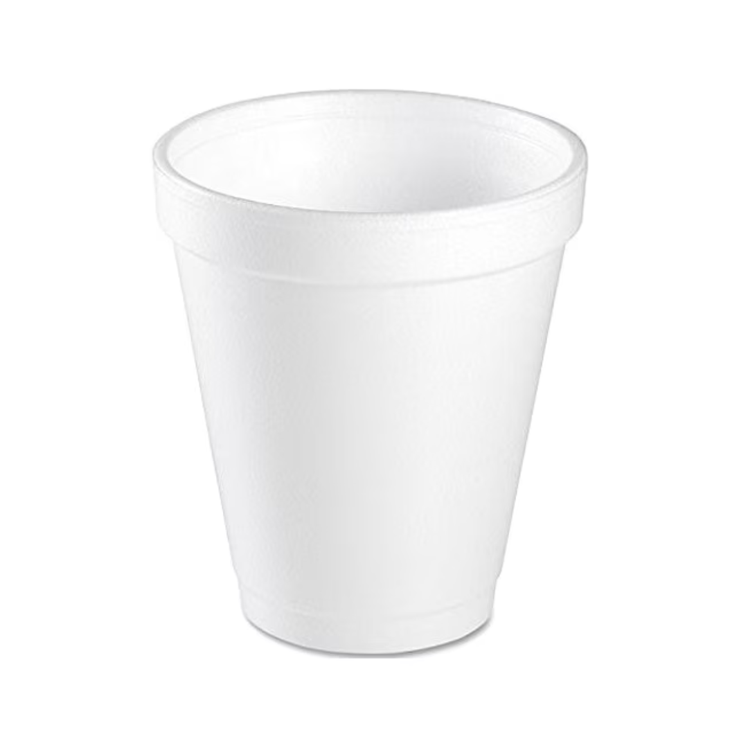CUP FOAM WHITE 6oz DART ESQUI-DI-6J6