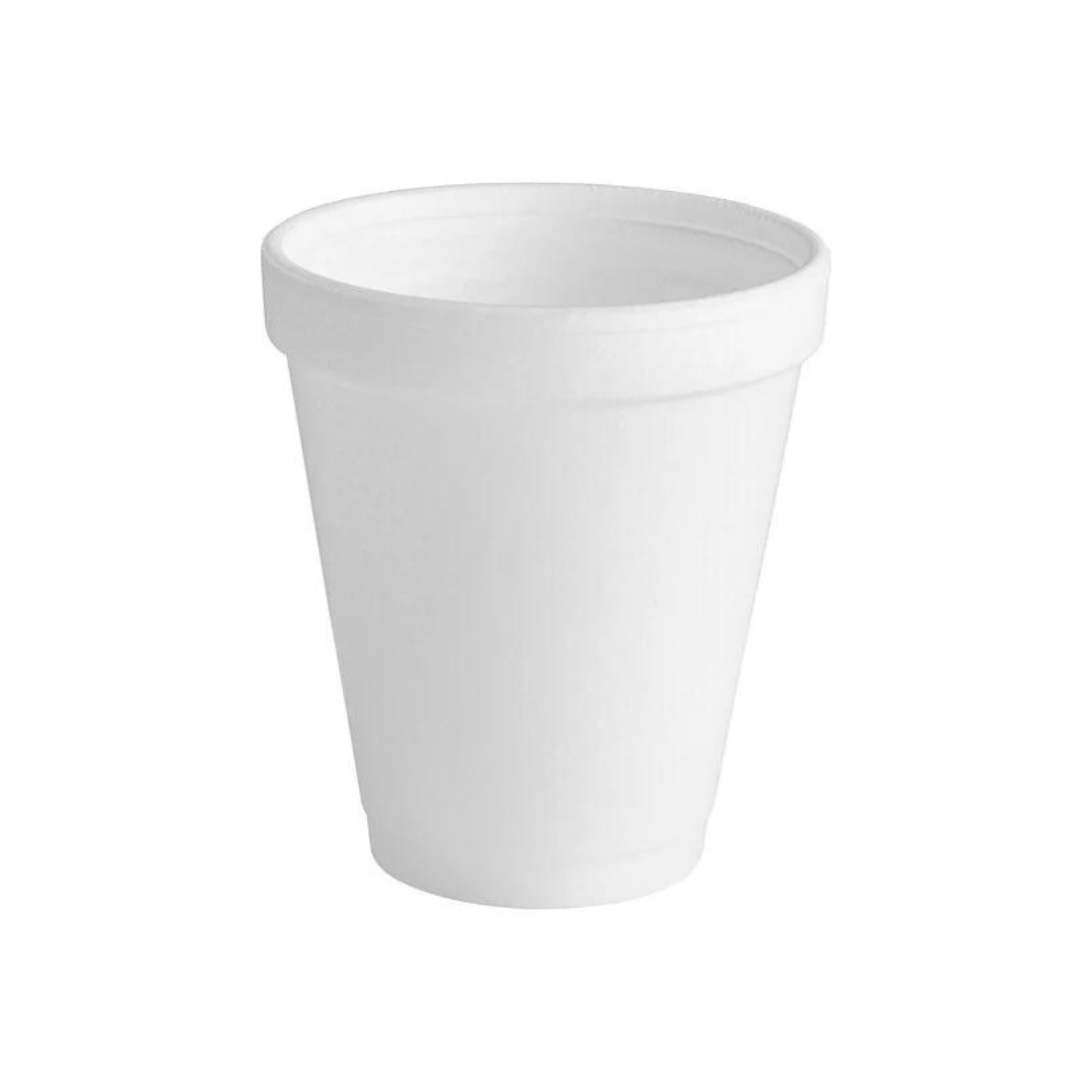 CUP FOAM WHITE 6oz DART muestra-DI-6J6