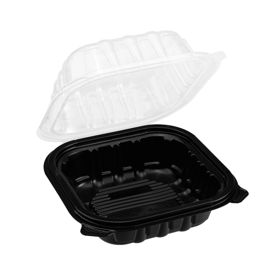CONTAINER BLACK BASE PLAIN 6" X 6" KARAT INITIO-LO-FP-PHC66PP-1C