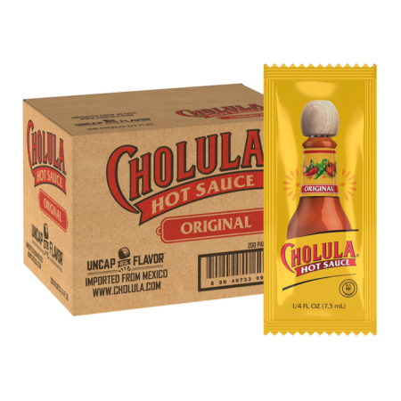 CHOLULA ORIGINAL HOT SAUCE PACKETS muestra-PD-CHL200