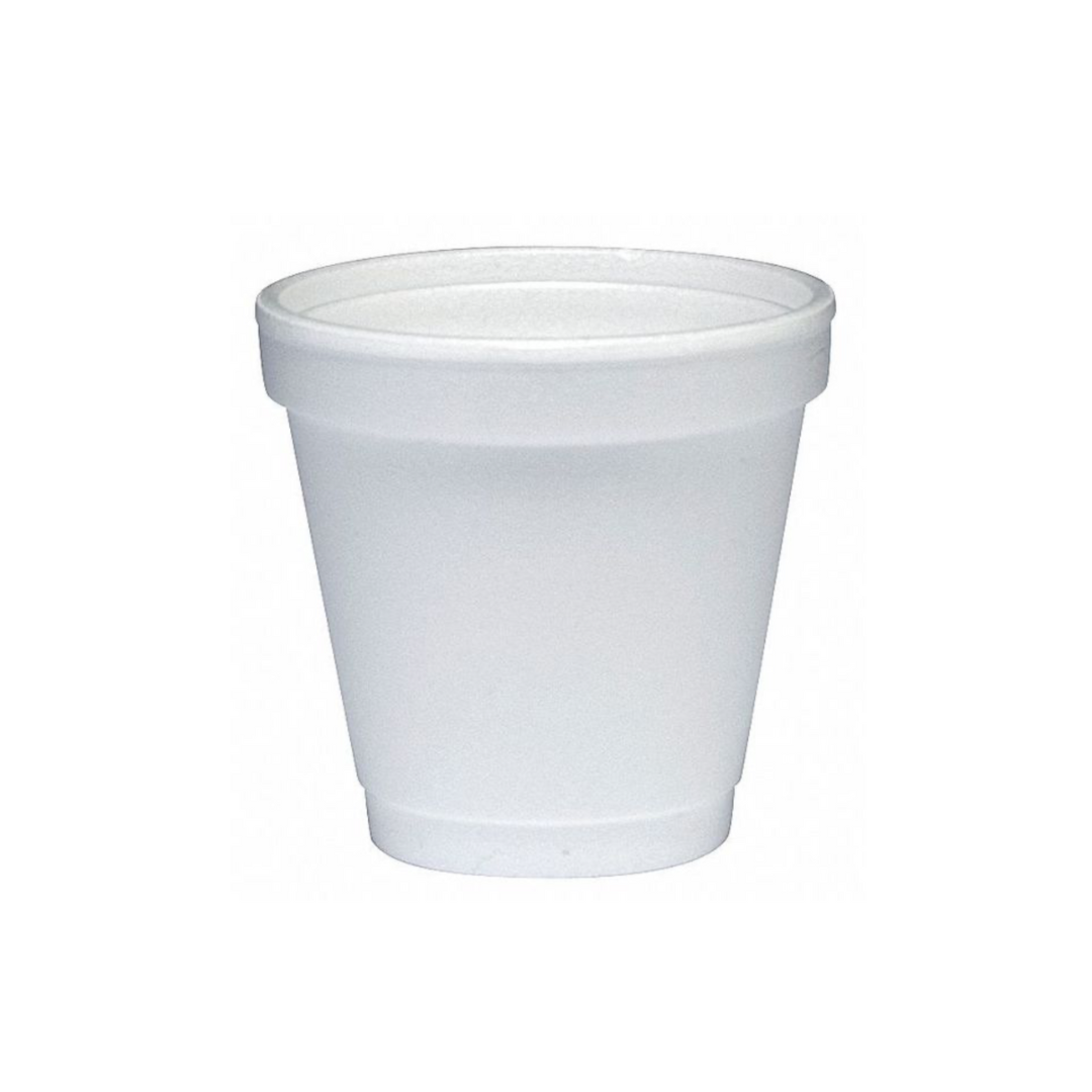 CUP FOAM WHITE 4oz DART muestra-MR-4J4