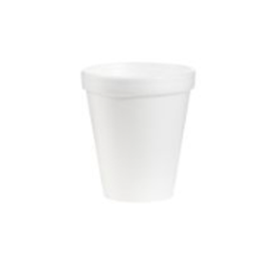 CUP FOAM WHITE 8oz DART muestra-MR-8J8
