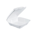 CONT FOAM WHITE PLAIN 9" X 9" DART PRIMO-ES-90HT1R