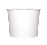 CONTAINER PAPER WHITE FOOD 8 oz KARAT KCK-LO-C-KDP8W
