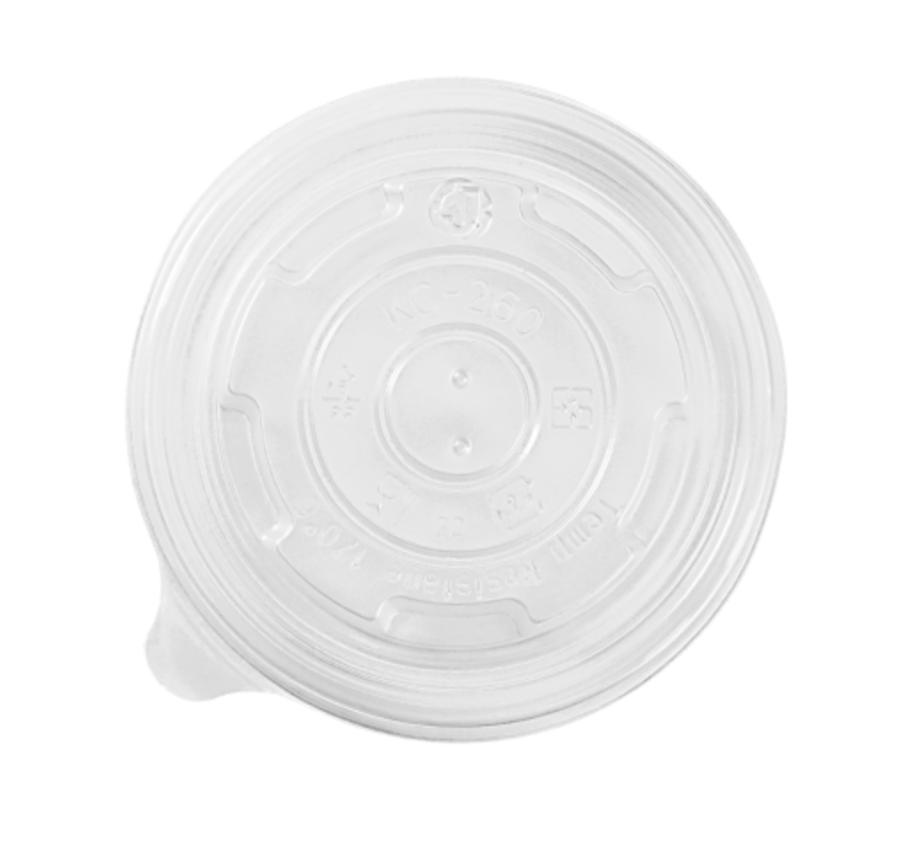 LID FLAT FOR 8 OZ PAPER COLD/HOT FOOD CONT KARAT KCK-LO-C-LDL95-PP